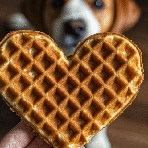 Quick & Easy Pumpkin Dog Waffles