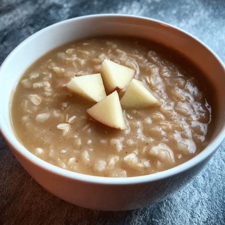 Warm Oatmeal and Apple Soup for Dogs