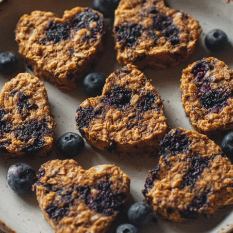 Blueberry And Banana Oat Bites for Dogs