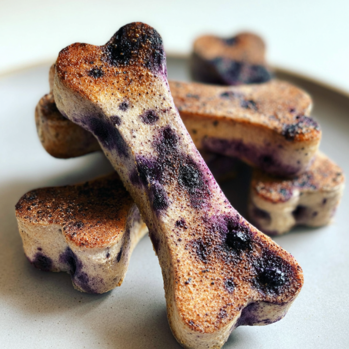 Healthy Dog Treats: Blueberry Banana Yogurt Bones