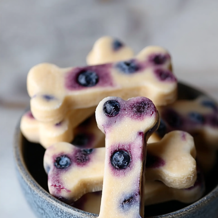 Daily-Friendly Frozen Blueberry & Banana Dog Treats