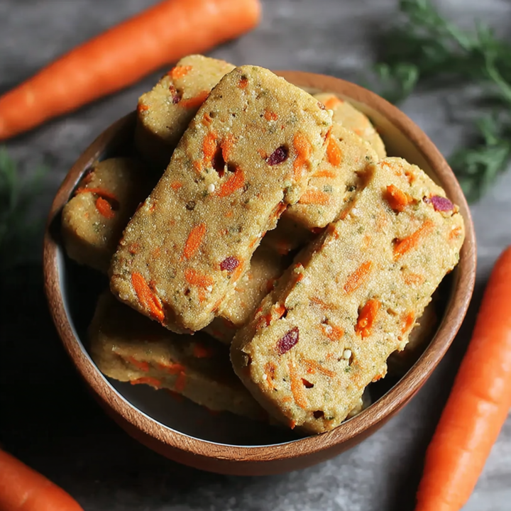 Healthy Carrot & Apple Crunchies for Dogs
