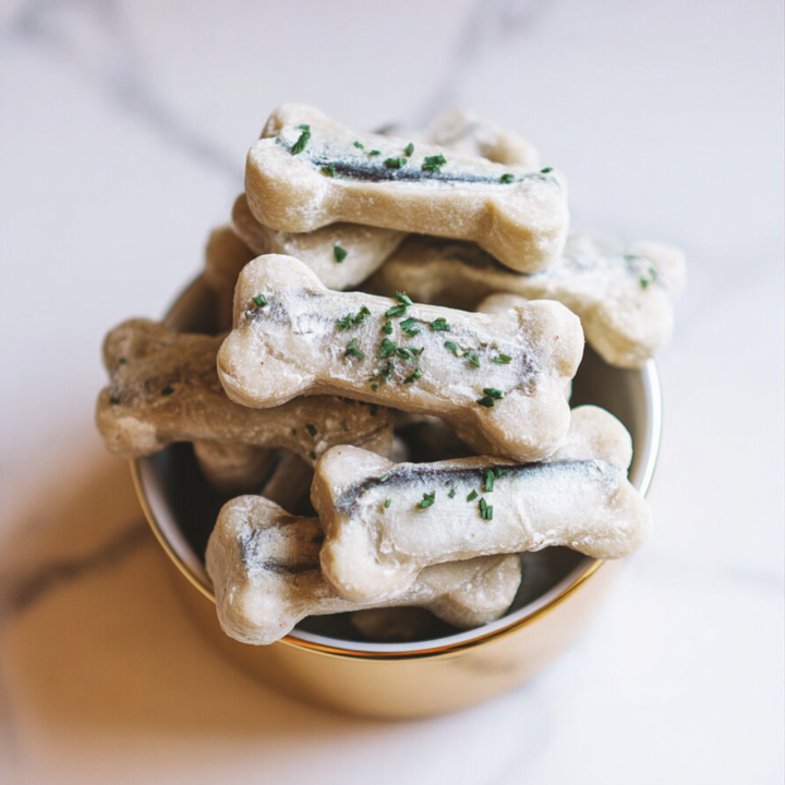 Homemade Frozen Sardine Bites for Dogs