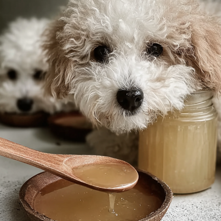 Homemade Coconut Oil & Honey Immune Booster for Dogs