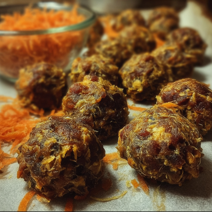 Holiday Beef & Carrot Christmas Balls for Dogs