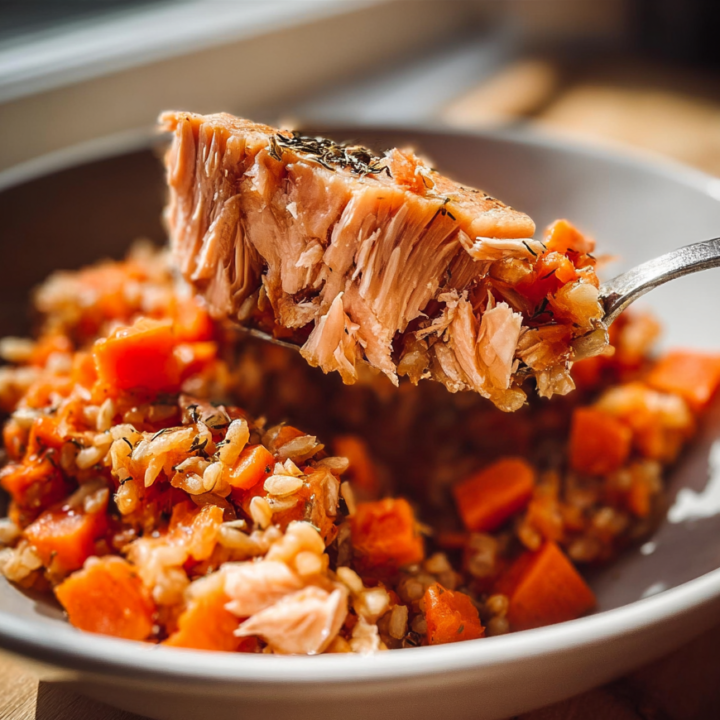 Wholesome Salmon and Carrot Homemade Dog Meal