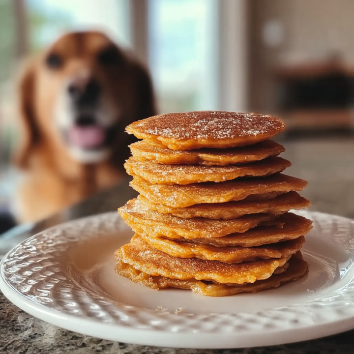 Soft Pumpkin Pancakes for Dogs