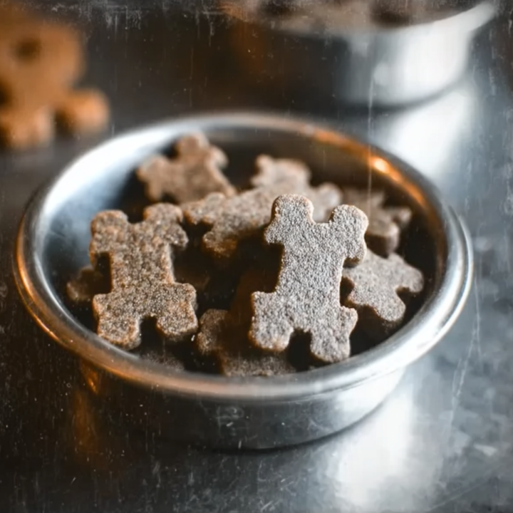 Blueberry Pumpkin Oatmeal Dog Treats