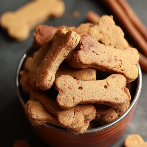 Homemade Apple Cinnamon Dog Treats