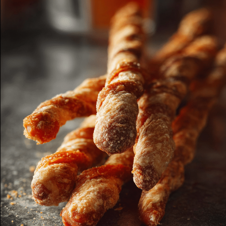 Holiday Carrot Candy Canes for Pups
