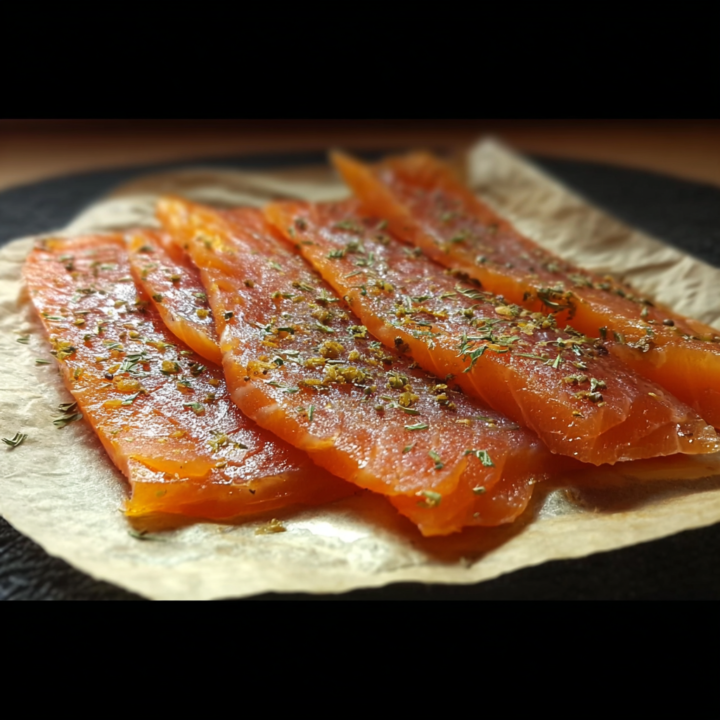 Homemade Salmon Jerky Dog Treats for Healthy Skin & Coat