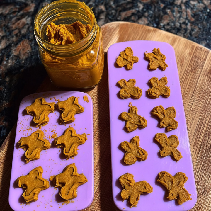 Homemade Golden Paste Dog Treats for Joint Health