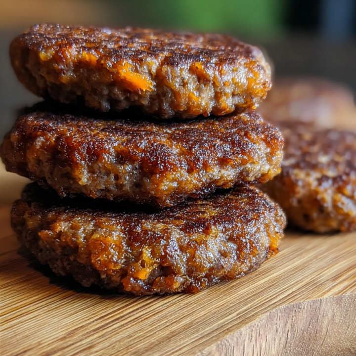 Healthy Homemade Beef and Pumpkin Patties for Dogs