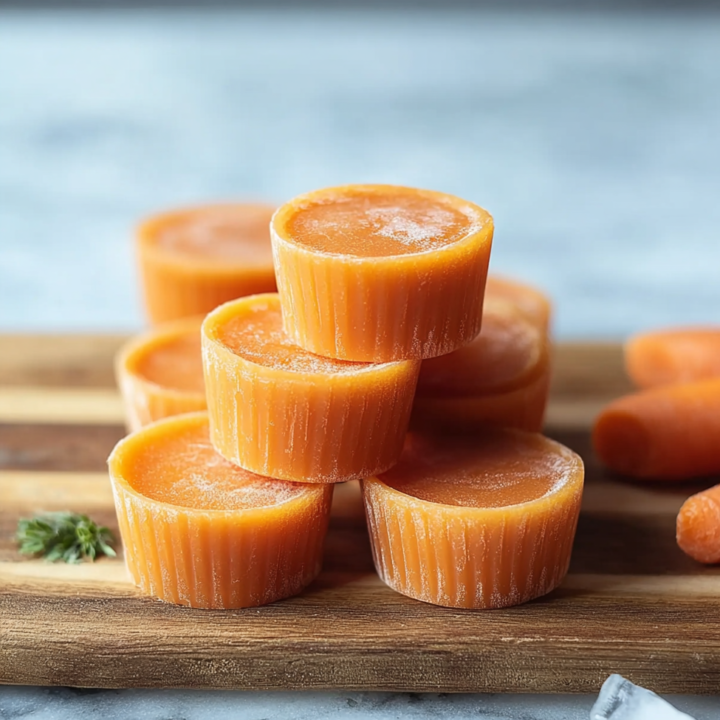 Easy Homemade Carrot and Apple Frozen Treats for Dogs