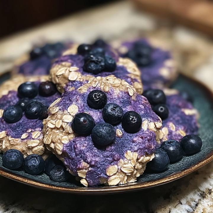Blueberry Oat Crunch Cookies for Dogs