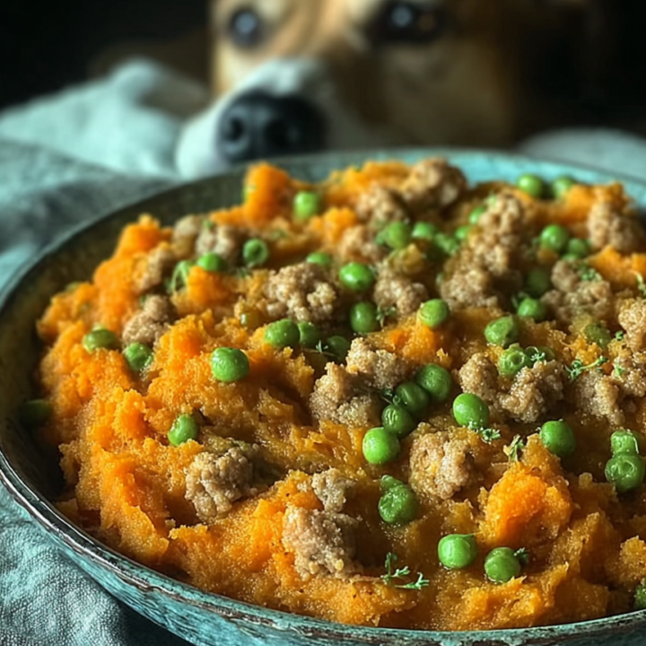 Healthy Turkey and Sweet Potato Mash for Dogs