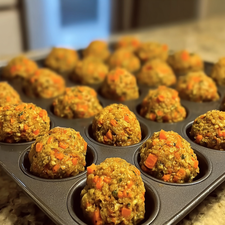 Easy Turkey & Carrot Mini Meatballs for Dogs
