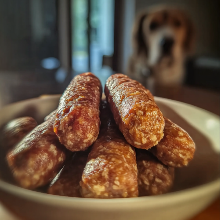 Homemade Beef & Sweet Potato Dog Chews