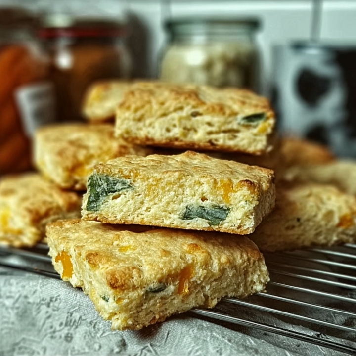 Cheesy Green Bean Dog Biscuits