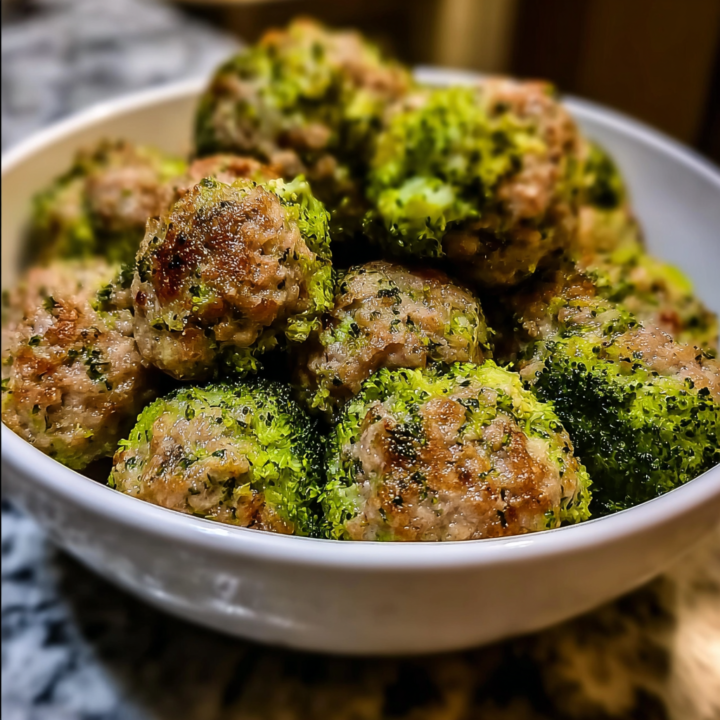 Easy Homemade Broccoli & Beef Balls for Dogs 