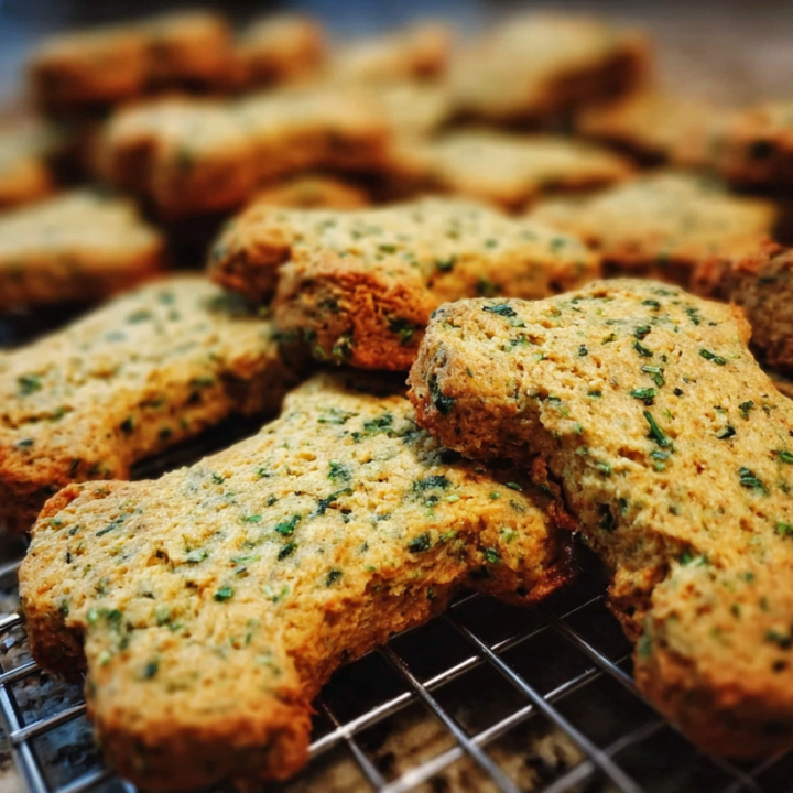 Healthy Green Bean & Turkey Biscuits for Dogs