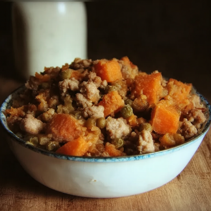 Homemade Turkey & Sweet Potato Dog Kibble