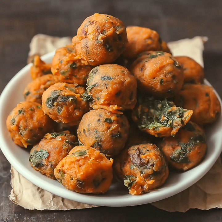 Spinach & Sweet Potato Dog Bites