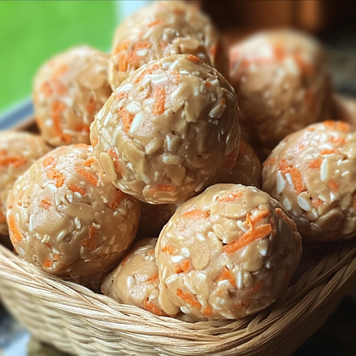 No-Bake Peanut Butter & Carrot Easter Egg Treats for Dogs