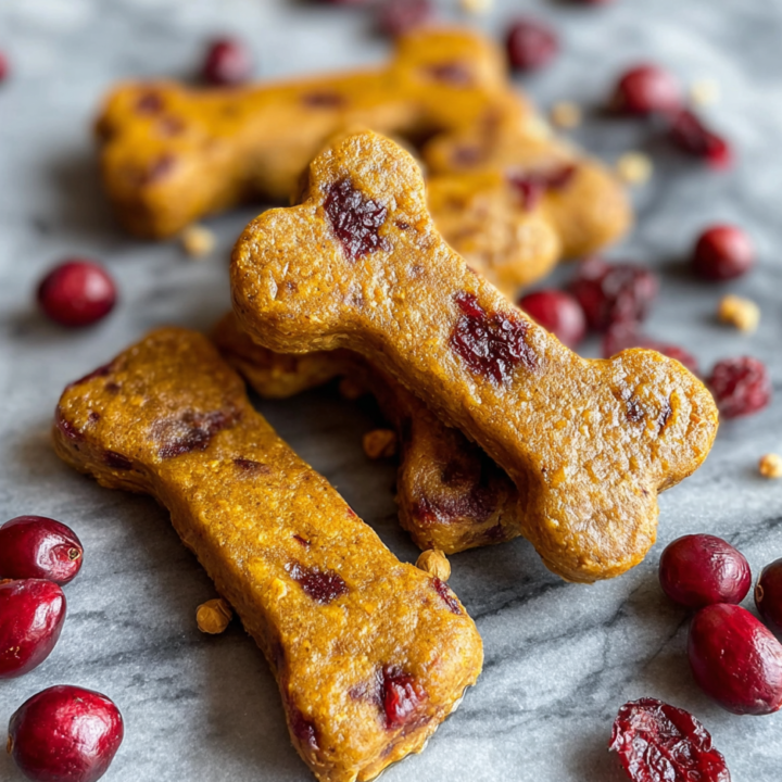Seasonal Pumpkin Cranberry Bones for Dogs