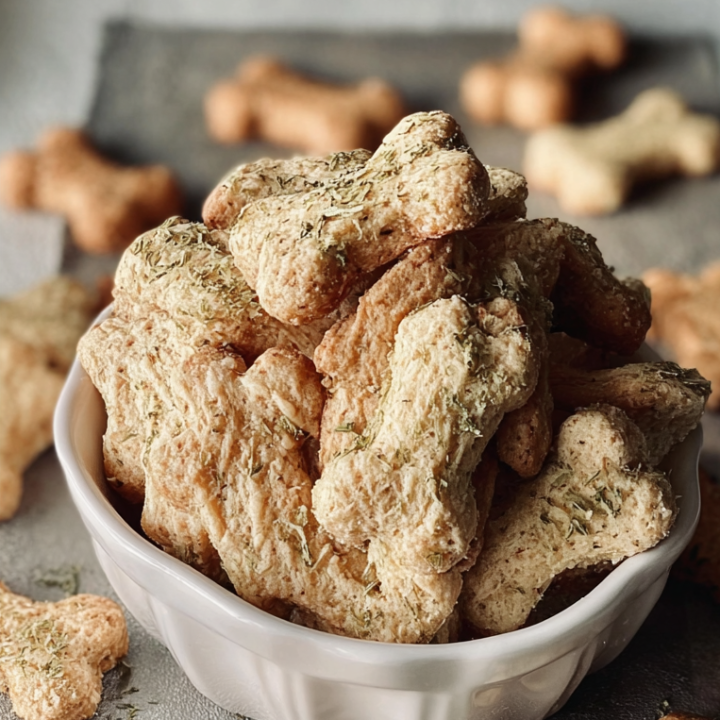 Wholesome Chicken and Rice Crunchy Dog Biscuits